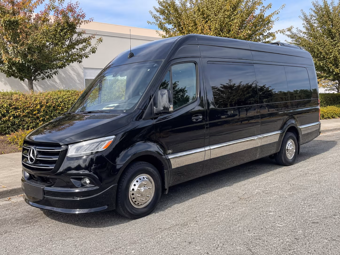 corporate group arrivals and employee shuttle buses in wichita