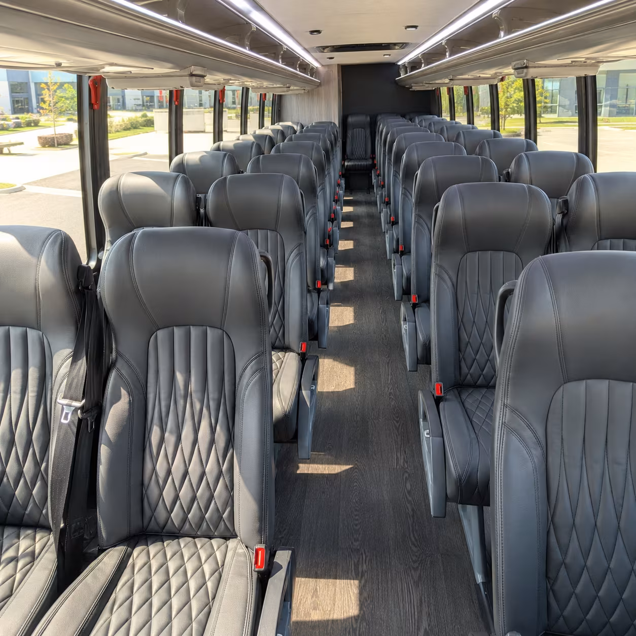 wichita 25 passenger minibus inside
