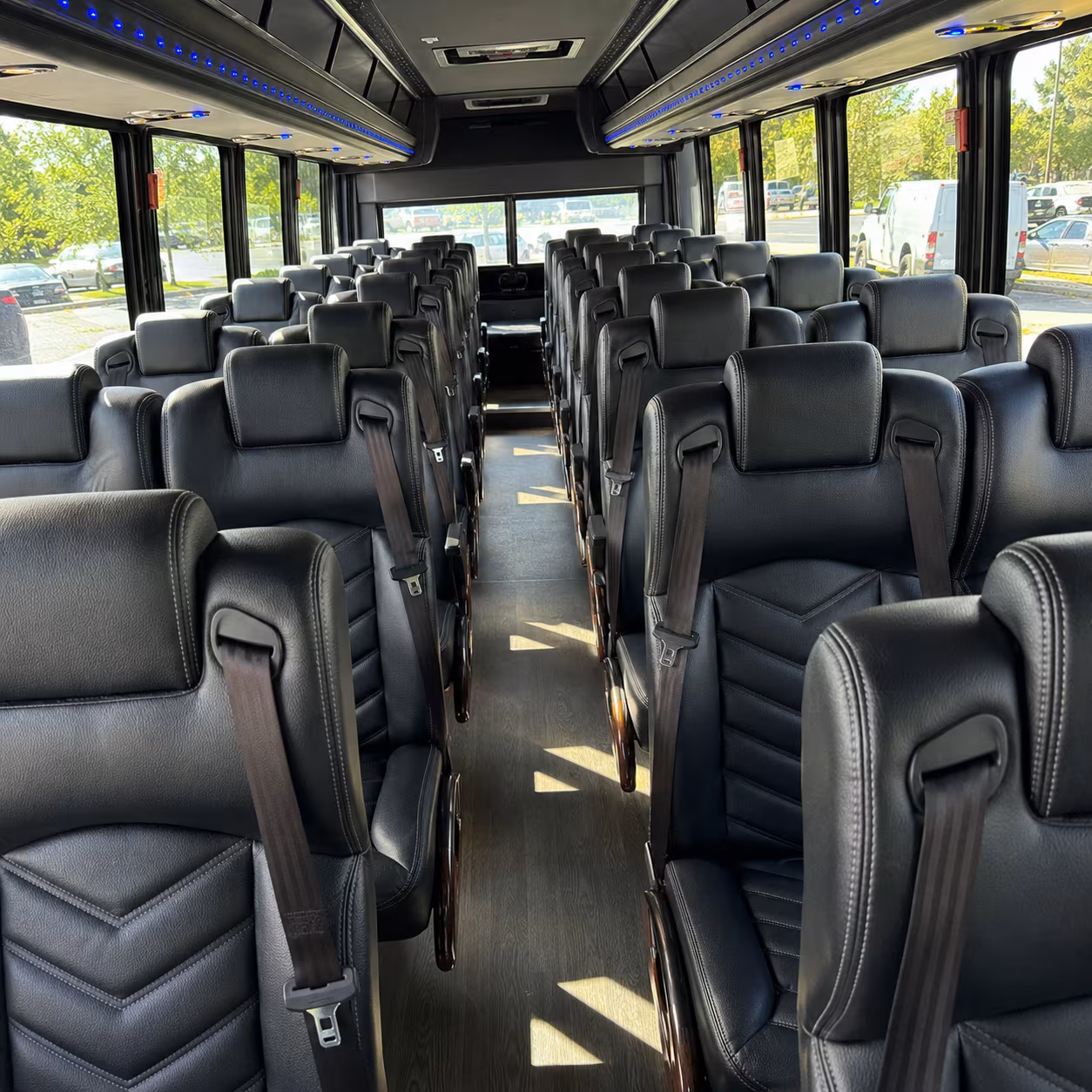 wichita 30 passenger minibus inside