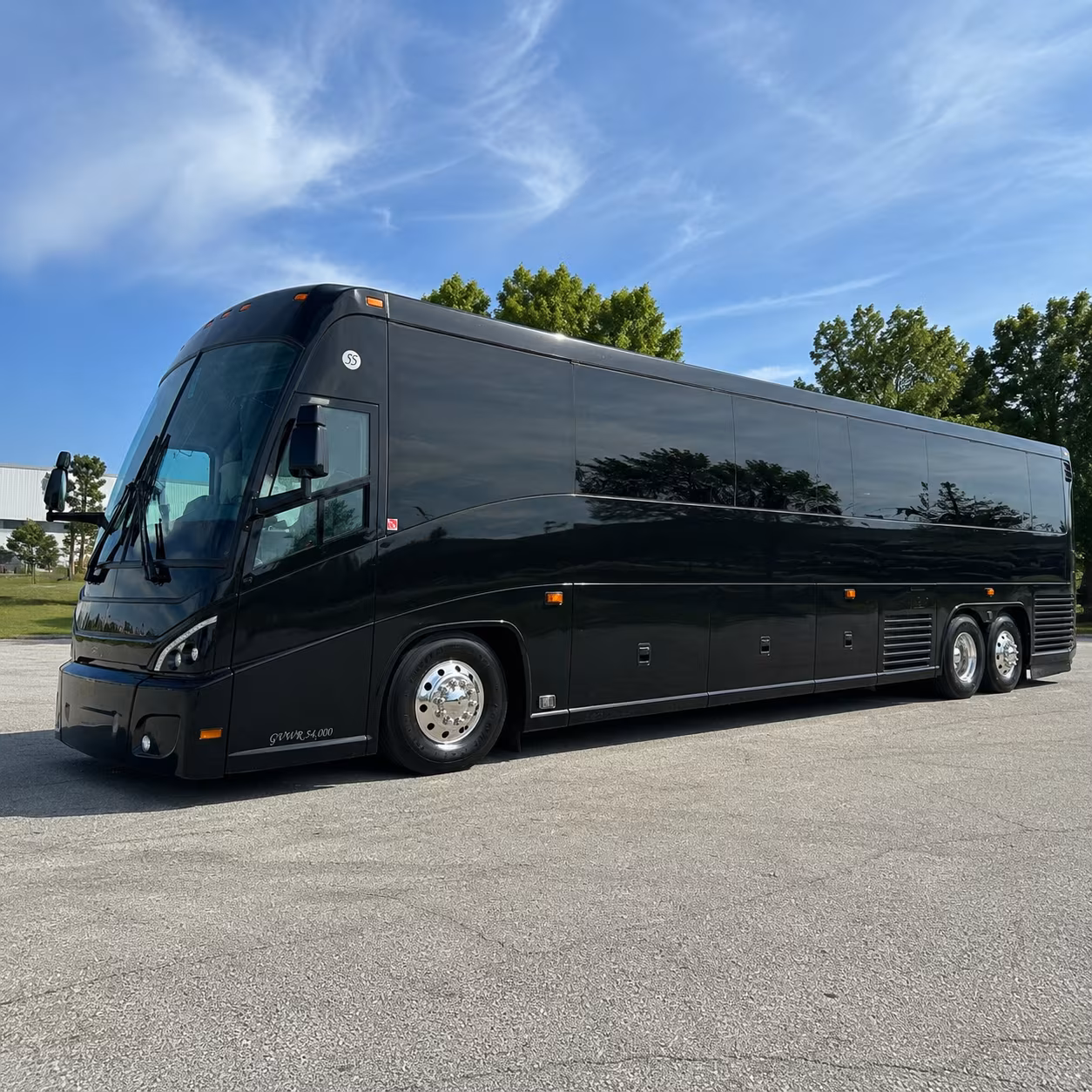 wichita 47 passenger charter bus