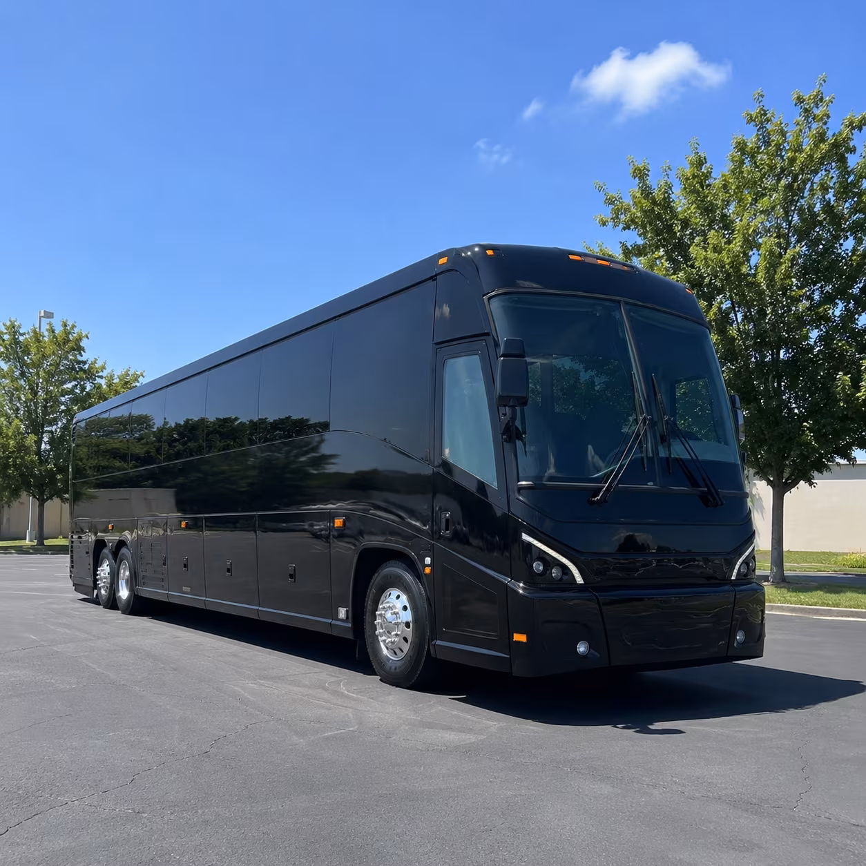wichita 56 passenger charter bus