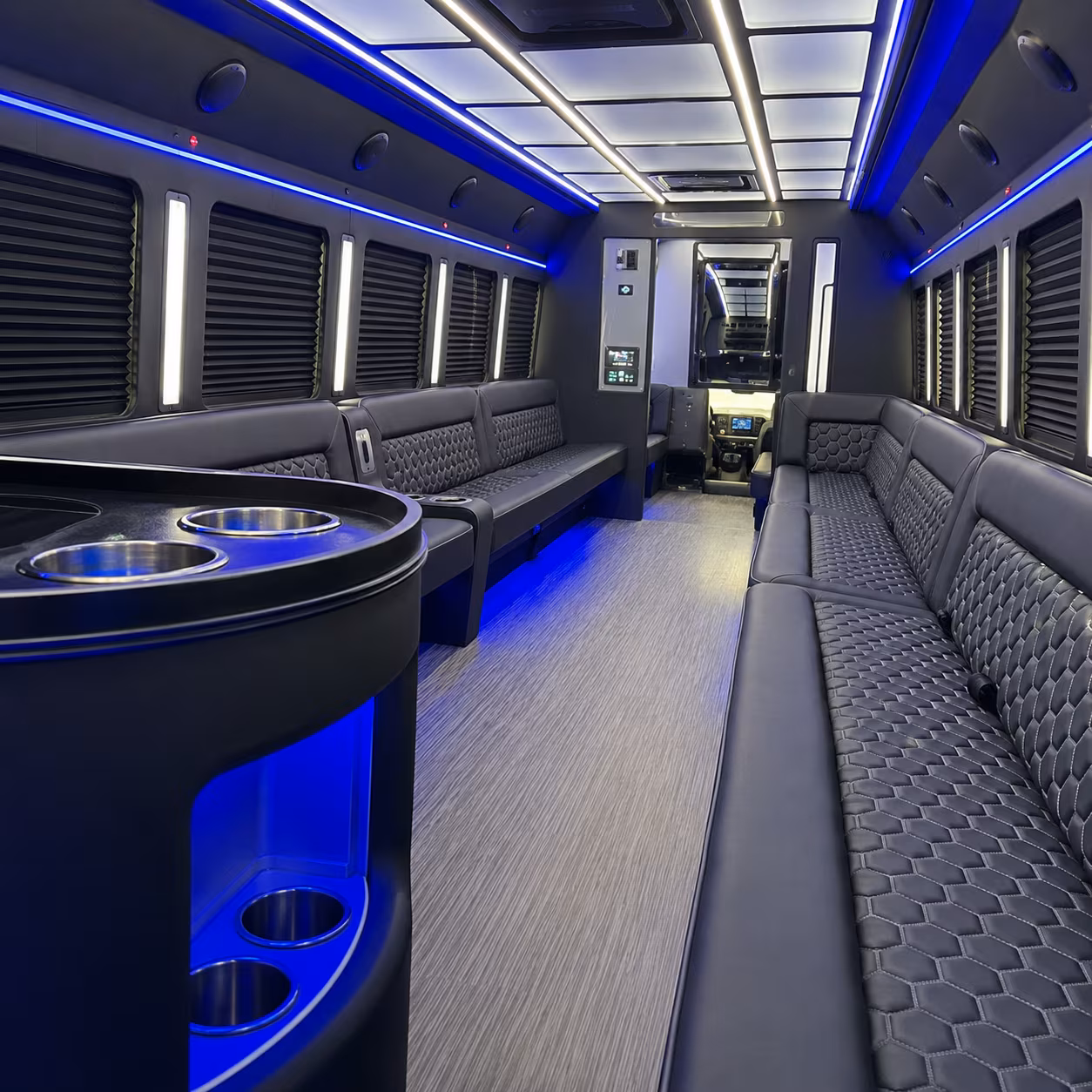 wichita party bus inside