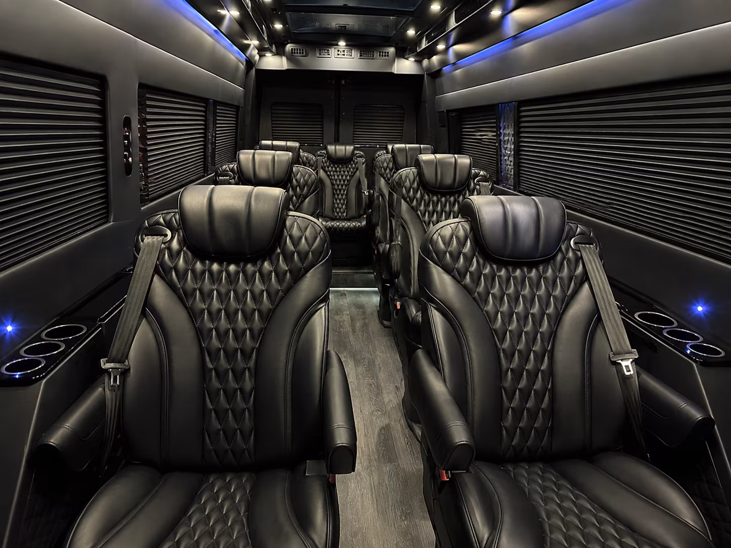 wichita sprinter van with driver inside